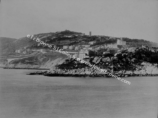 VIEW OF DALKEY & KILLINEY HEAD FROM SEA